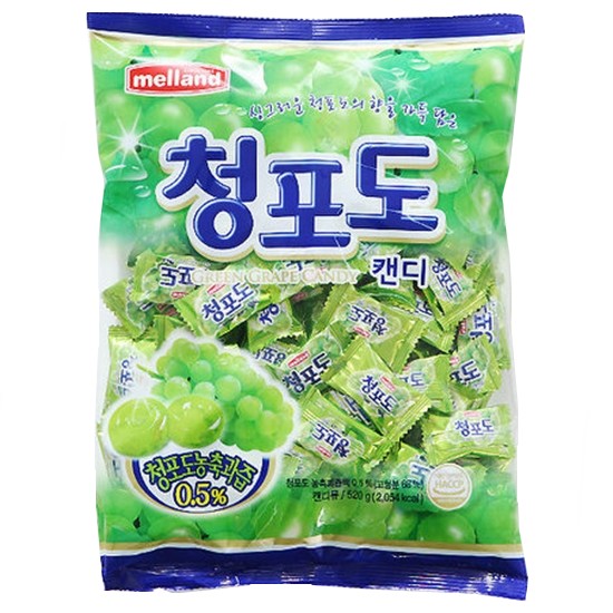 멜랜드 청포도 캔디 520g (1개)_이미지