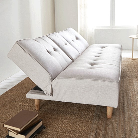 삼익가구 샌더슨 접이식 가죽 소파베드 3인용_이미지