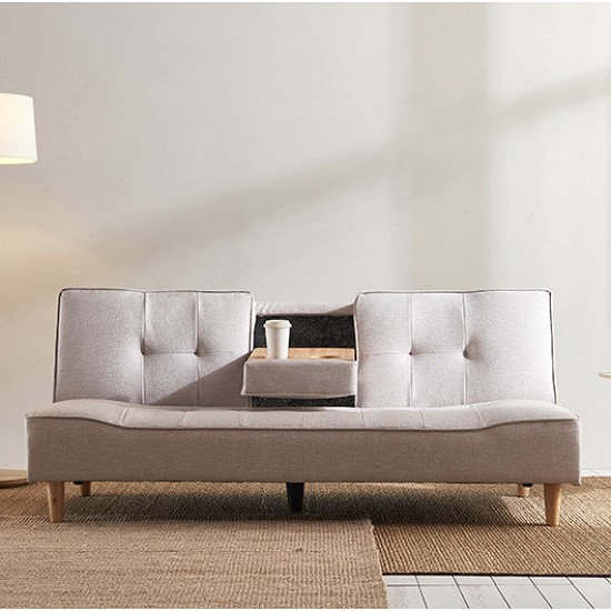 삼익가구 샌더슨 접이식 가죽 소파베드 3인용