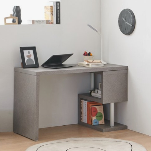 라샘 고다 소형 2단 책장 책상세트 (1200x550)_이미지