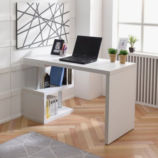 라샘 고다 소형 2단 책장 책상세트 (1200x550)_이미지