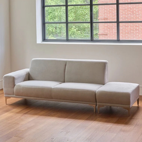 늘나른 빈스 아쿠아텍스 패브릭 소파 3인용 (스툴포함)_이미지