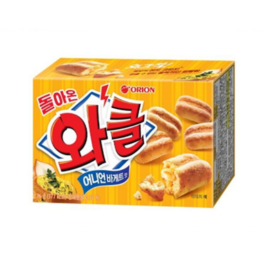오리온 돌아온 와클 어니언바게트맛 76g [15개]