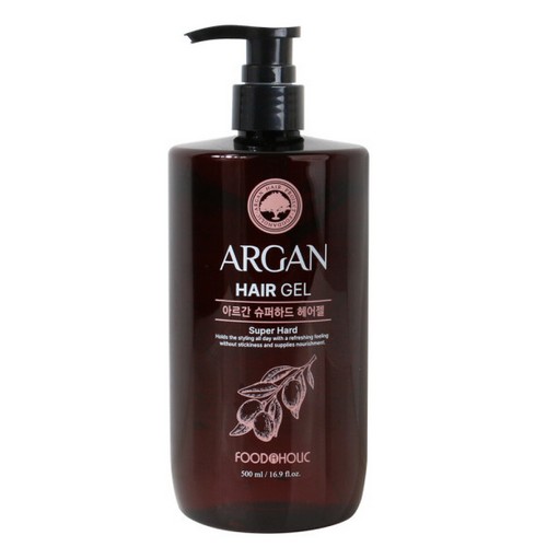 푸드어홀릭 아르간 슈퍼하드 헤어젤 500ml (3개)_이미지