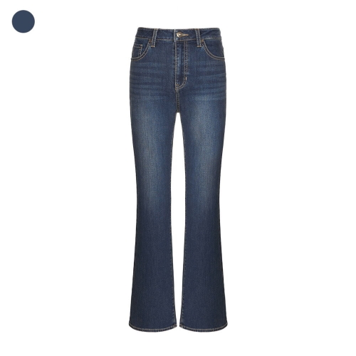 게스 여성 DBL 기모 하이라이즈 플레어부츠컷 데님 RO4D01J2_이미지