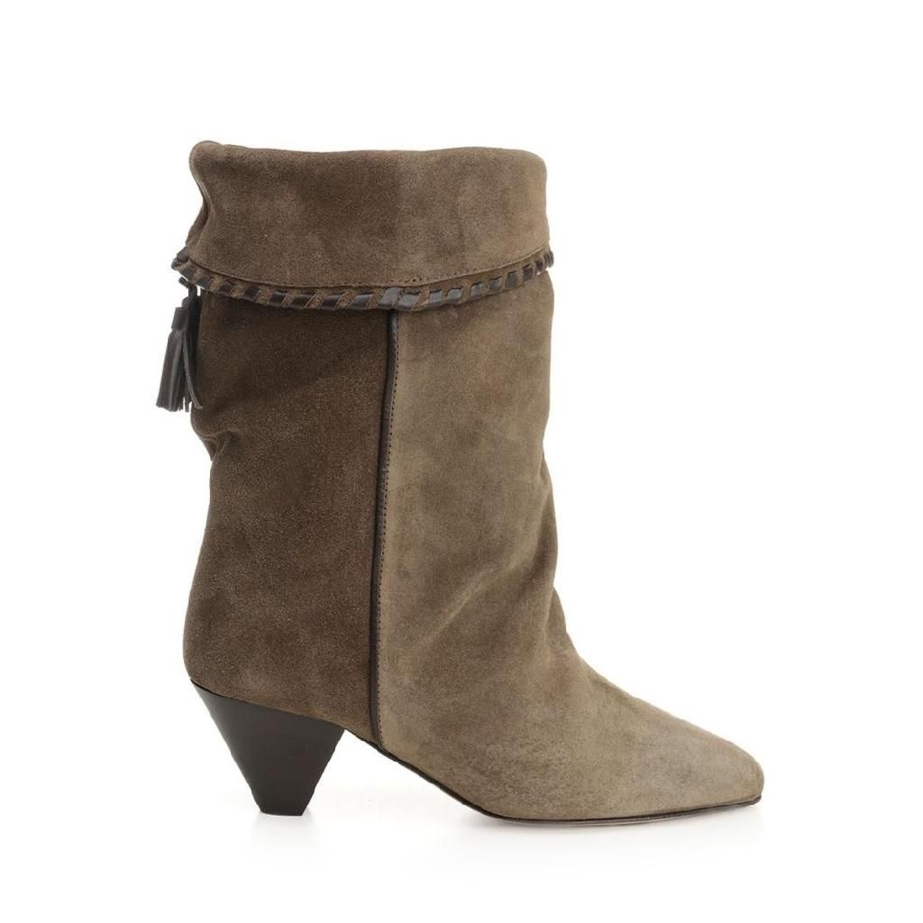 25PBO0188FB C1A20S50BZ ISABEL MARANT ISABEL MARANT Draped Dalby Boots