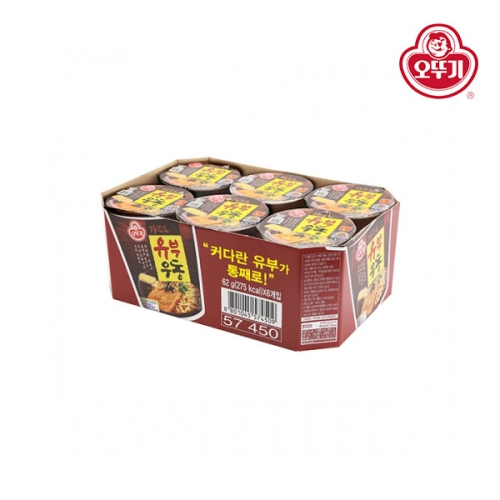 오뚜기 유부우동 x 6개입
