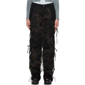 앤더슨벨 블랙 카모플라쥬 메시 레이어드 슬랙스 apa767w_이미지