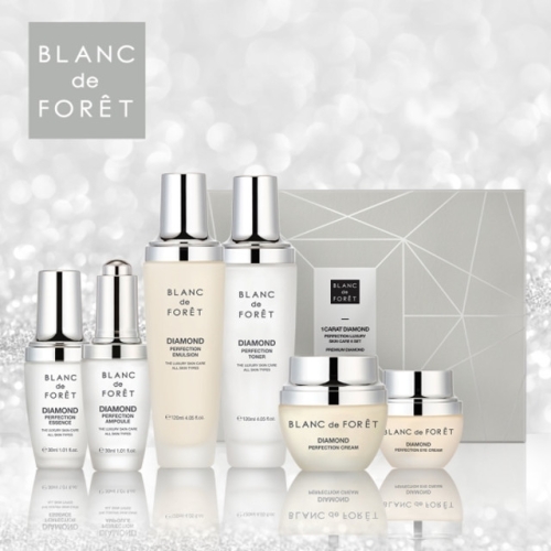 블랑드포레 1캐럿 다이아몬드 퍼펙션 럭셔리 스킨케어 6종 세트 입소문뷰티템