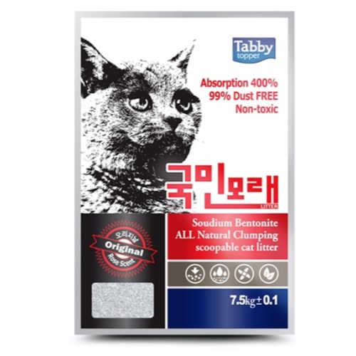 테비토퍼 국민모래 오리지날 장미 7.5kg (1개)_이미지
