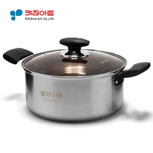키친아트 아인스 3중바닥 스텐 양수냄비 (22cm)_이미지