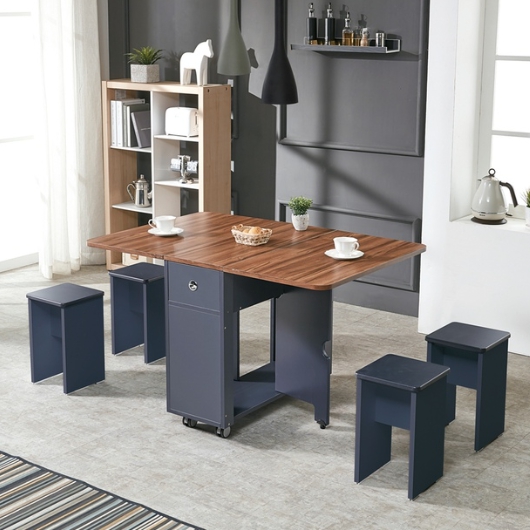 아이앤 데이즈 폴딩 식탁 1200 (의자4개)