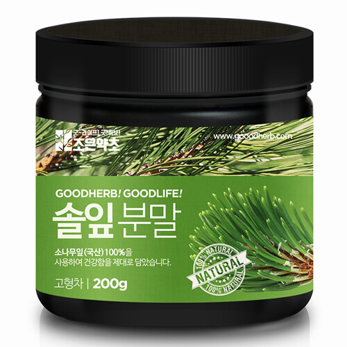 조은약초 솔잎분말 200g (1개)