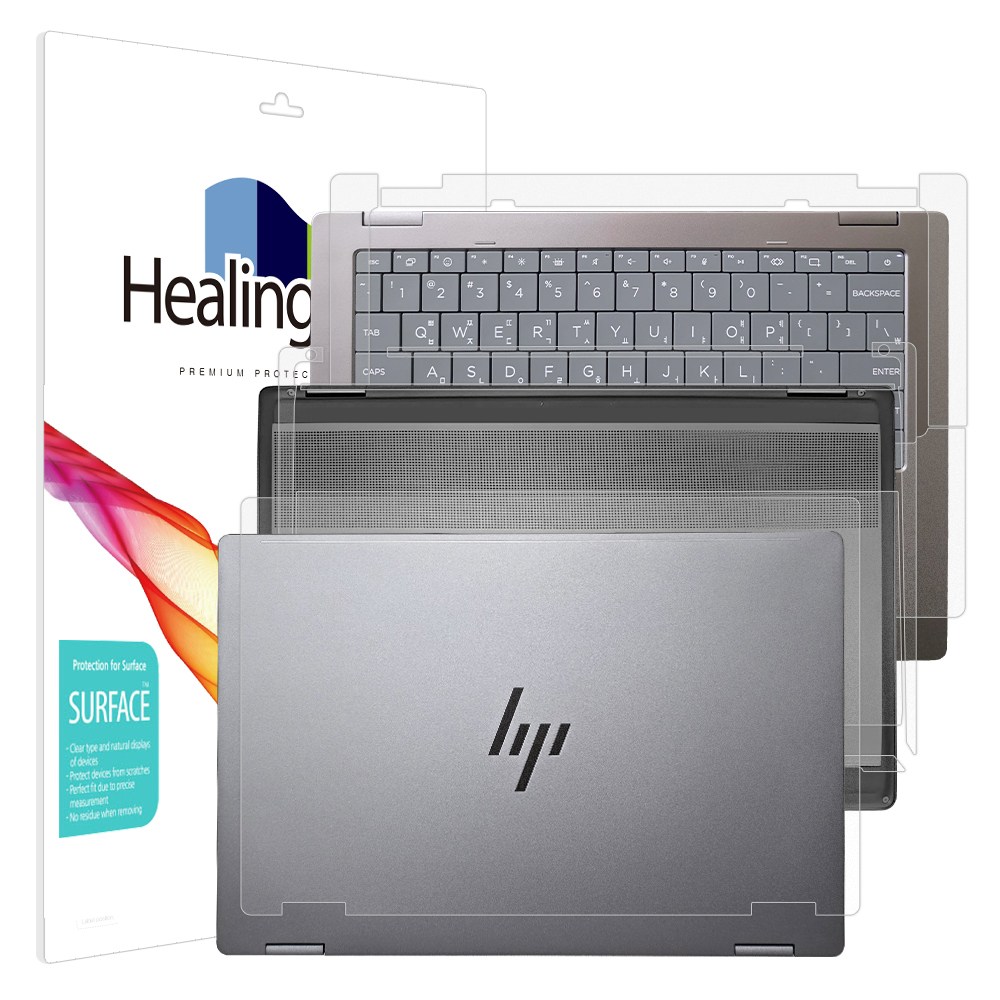 HP 옴니북 X 플립 14-fm0062TU 무광 외부보호필름 3종 세트