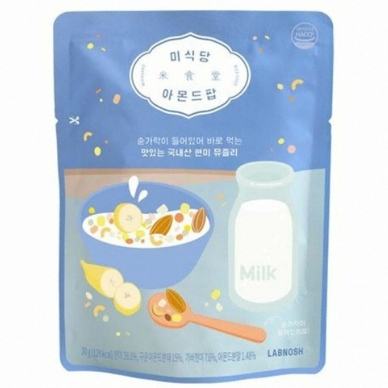 미식당 뮤즐리 아몬드팝 30g (7개)_이미지