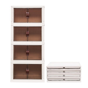 굿드림포유 청소앤 프리미엄 이동식 폴딩 수납장 4단