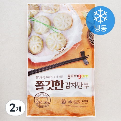 쫄깃한 감자 만두 냉동 1.9kg 2개