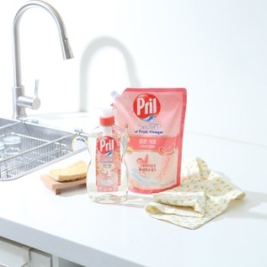 헨켈홈케어 프릴 맑은식초 주방세제 산뜻한 자몽 700ml + 리필 1L (본품1개+리필3개)