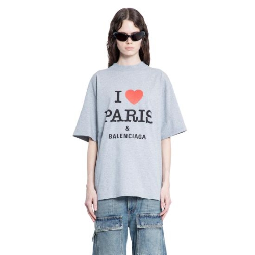 발렌시아가 SS25 764235.TSVI4-1300 HEATHER GREY Medium T shirt_이미지