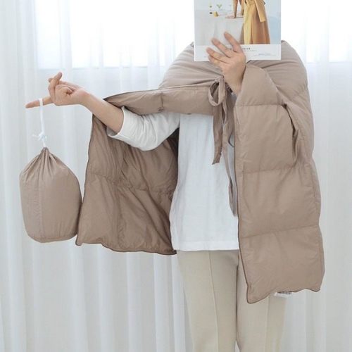다세코 구스다운 패딩담요 (70x130cm)_이미지