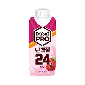 오리온 닥터유 단백질 프로 드링크 딸기 250ml (3개)