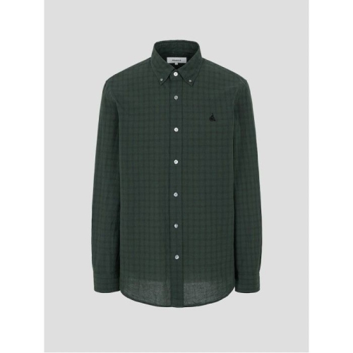 빈폴 남성 미니 옴브레 체크 셔츠_BC5864C14M