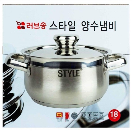 러브송 스타일 양수냄비 (18cm)_이미지