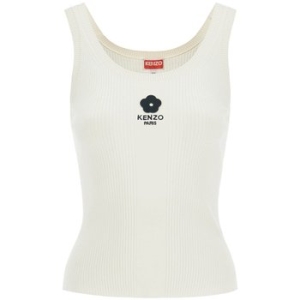 겐조 Sleeveless T-Shirt FE62PU4733LG WHITE