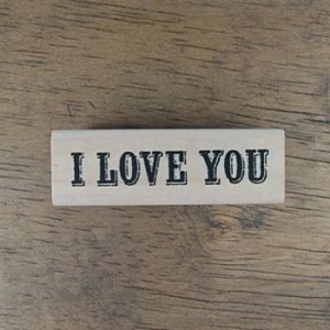 스탬프하우스  메세지 빈티지2  I Love you /메시지/오피스/메일아트/메일/아트/카드/엽서/책/