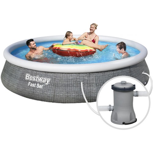 베스트웨이 원형 단지 풀장 + 여과기 그레이 BW 57376이미지입니다. 누르면 해당 게시물로 새창이동합니다.