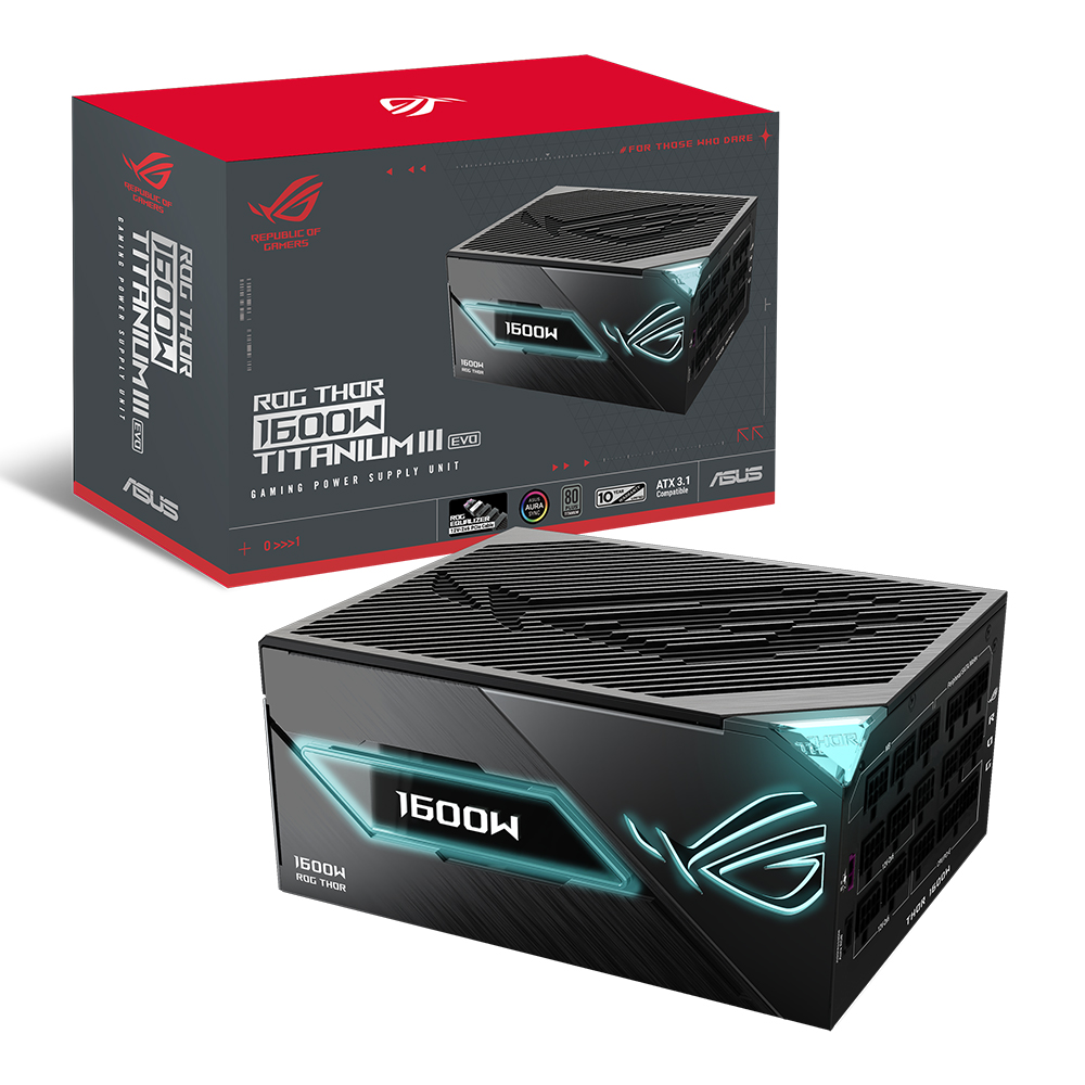 ASUS ROG THOR 1600W Titanium III EVO이미지입니다. 누르면 해당 게시물로 새창이동합니다.