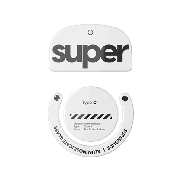 Pulsar 로지텍 GPRO X 슈퍼라이트 전용 슈퍼글라이드 글라스 마우스피트 화이트 (type-C)_이미지
