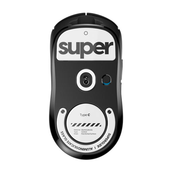Pulsar 로지텍 GPRO X 슈퍼라이트 전용 슈퍼글라이드 글라스 마우스피트 화이트 (type-C)_이미지
