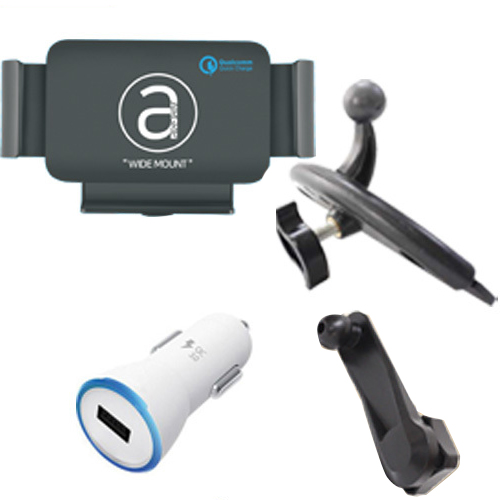 에어그립 3세대 2X 터보 차량용 무선충전거치대 MAX CD마운트 4종 세트