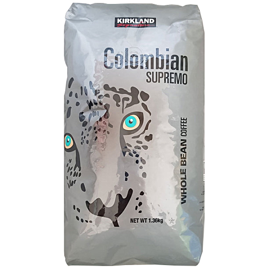 코스트코 커클랜드 콜롬비안 수프리모 홀빈원두 1.36kg (2개)_이미지
