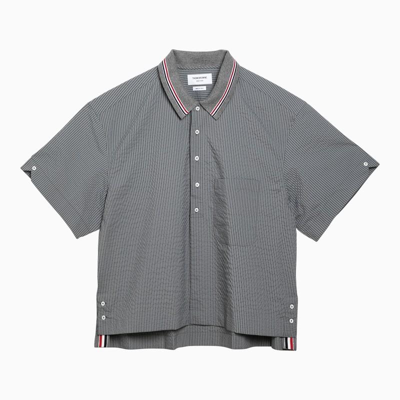 톰브라운 반팔 남방 셔츠 MWS317C F0595 035