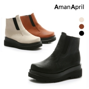 셀러허브 첼시 통굽 앵클부츠 HCB4420 1AM 셀러허브