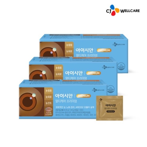  CJ 아이시안 멀티케어 프리미엄 30포 [3개]