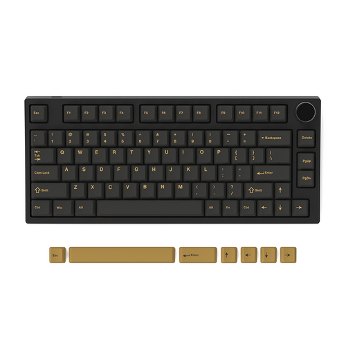 Keydous NJ80-AP 유무선 핫스왑 풀윤활 기계식 차콜블랙 (Box RED V2)_이미지
