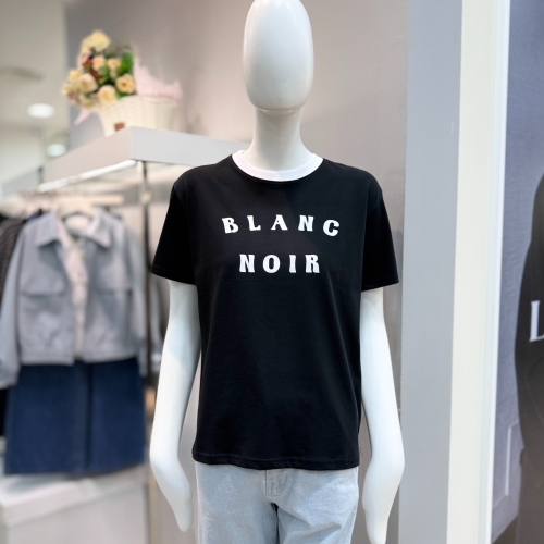 더틸버리 넥배색 레터링 티셔츠 MTS4N0TS511_DG_이미지