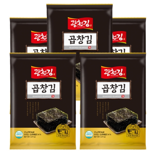 광천김 조미 곱창김 전장김 10봉/구운김_이미지