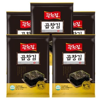 광천김 조미 <b>곱창</b>김 전장김 10봉/구운김