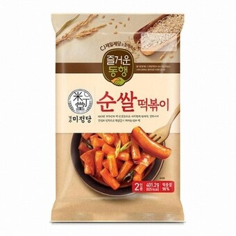 CJ제일제당 즐거운동행 미정당 순쌀<b>떡볶이</b> 401.2g