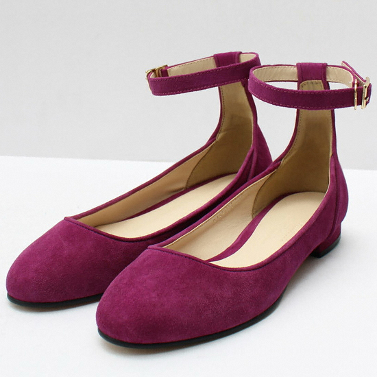 로맨틱무브 Round Angle Strap R16H041 (Violet Suede)_이미지