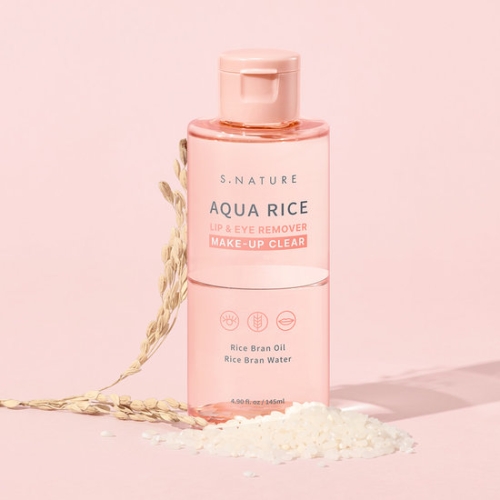 바이오코스메틱 에스네이처 아쿠아 라이스 립앤아이 리무버 145ml (1개)_이미지