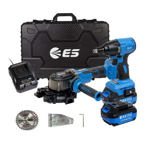 ES산업 20V 충전 콤보세트 EL20RWSC (5.0Ah, 배터리 2개)_이미지