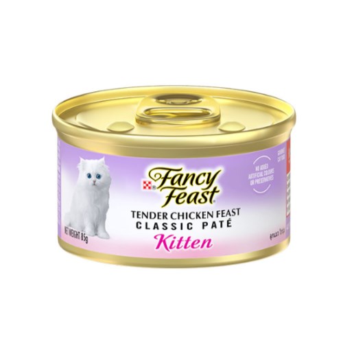 팬시피스트 화이트라벨 키튼 치킨 캔 85g (48개)_이미지