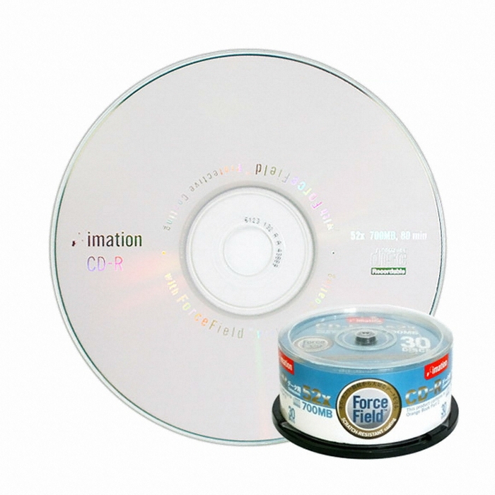 이메이션 CD-R 700MB 52x 케익 30장 ForceField