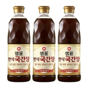 샘표 한식 국간장 860ml (3개)_이미지