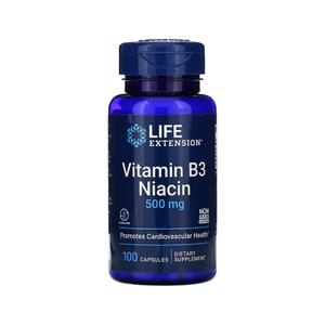  라이프익스텐션 비타민B3 니아신 500mg 100정 [1개]